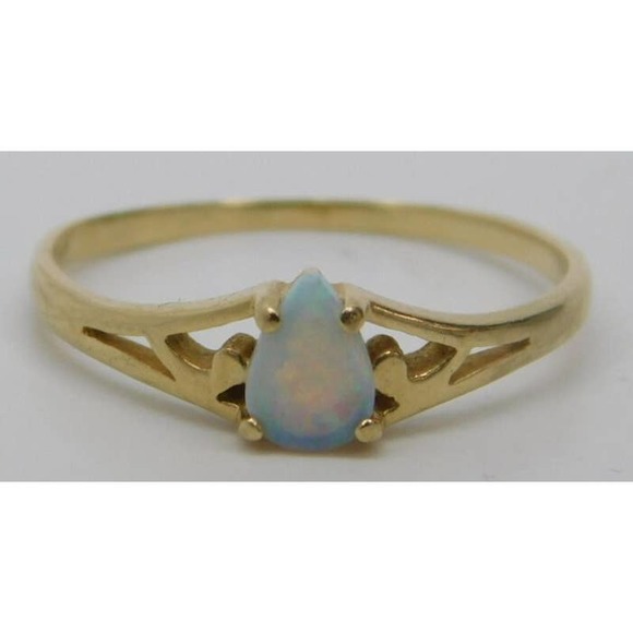 10K Gold Blue Opal Teardrop Cut Ring 1.8g

OPAL 10K GOLD RING SIZE6,7,8,9,10 - Picture 7 of 7